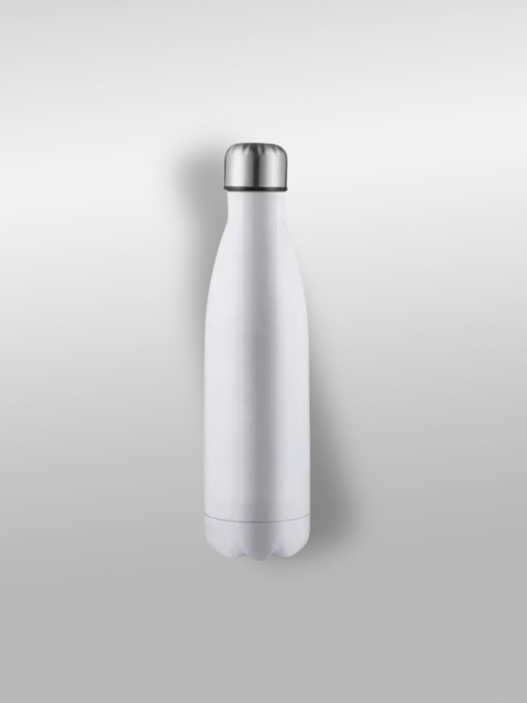 Gourde en acier | Blanc mat
