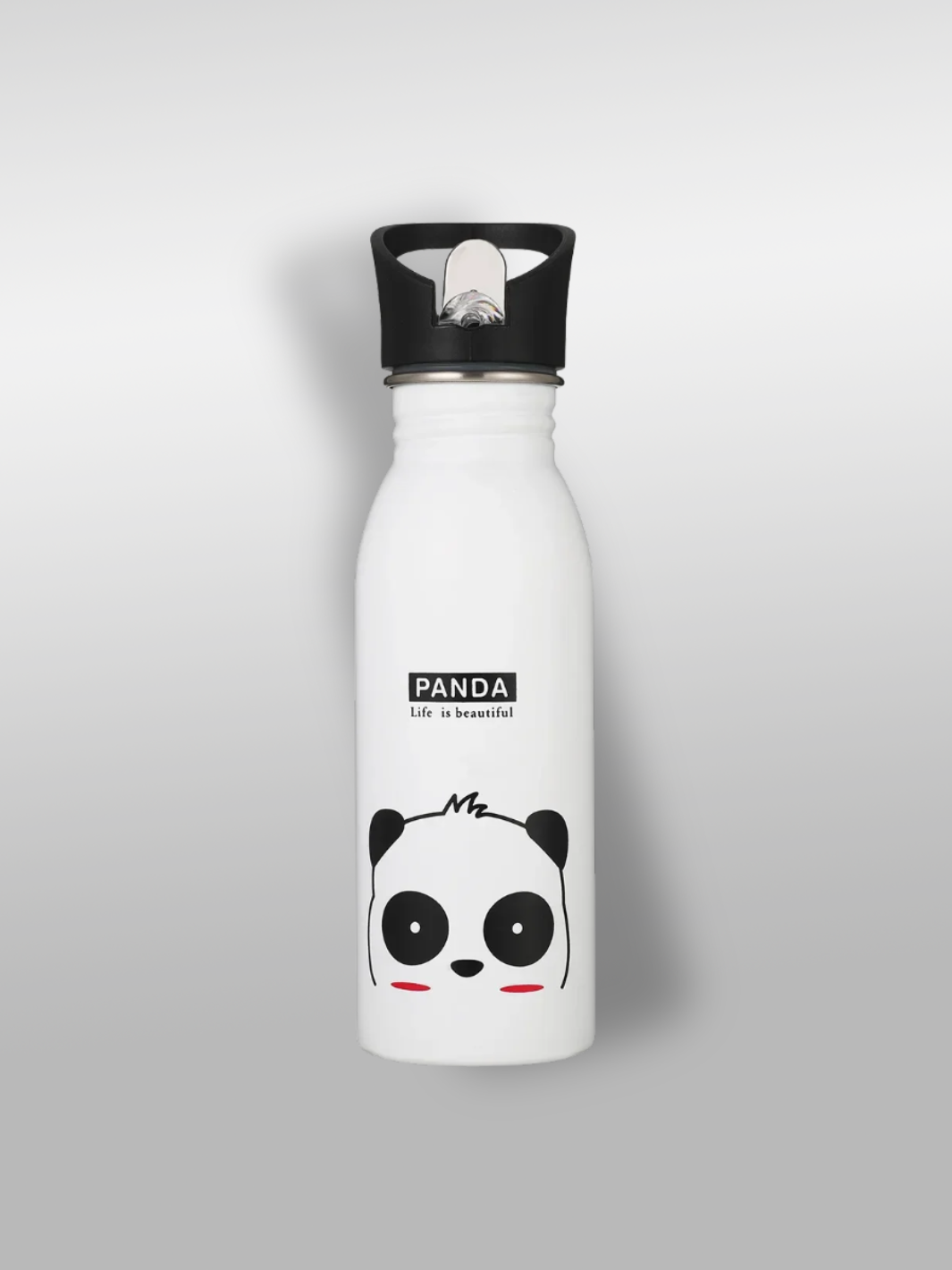 Gourde pour enfant blanche motif panda