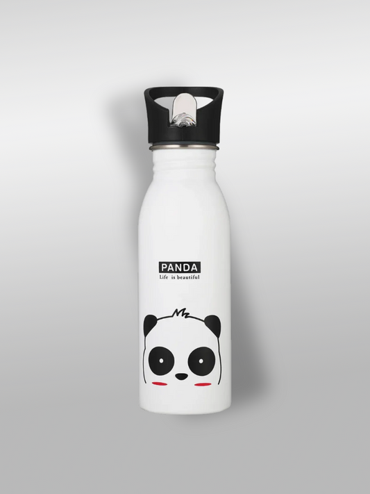 Gourde pour enfant blanche motif panda