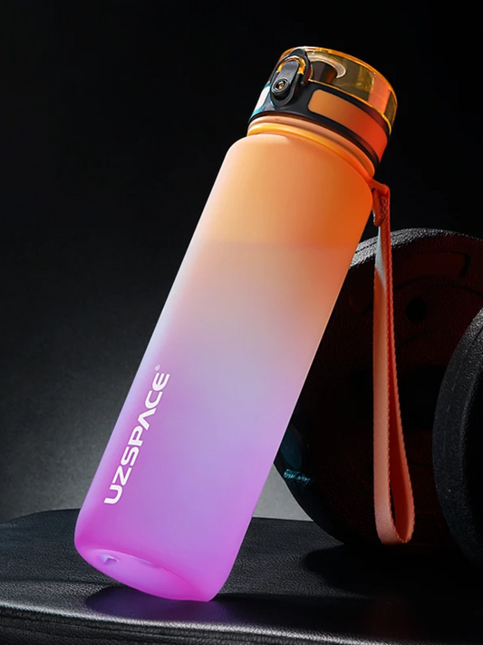Gourde en plastique | Orange et rose