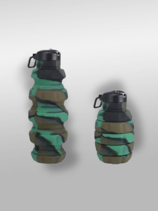 Gourde pliable | Camouflage vert