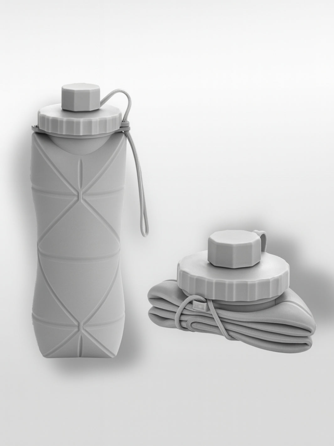 Gourde pliable | Grise